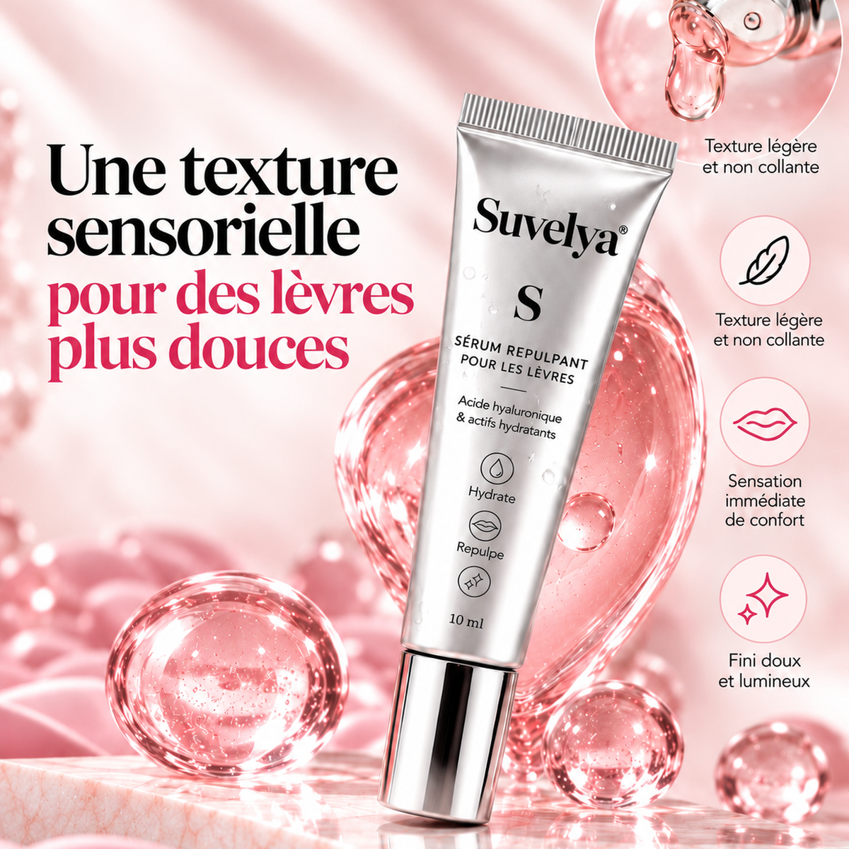 Sérum repulpant pour les lèvres Suvelya